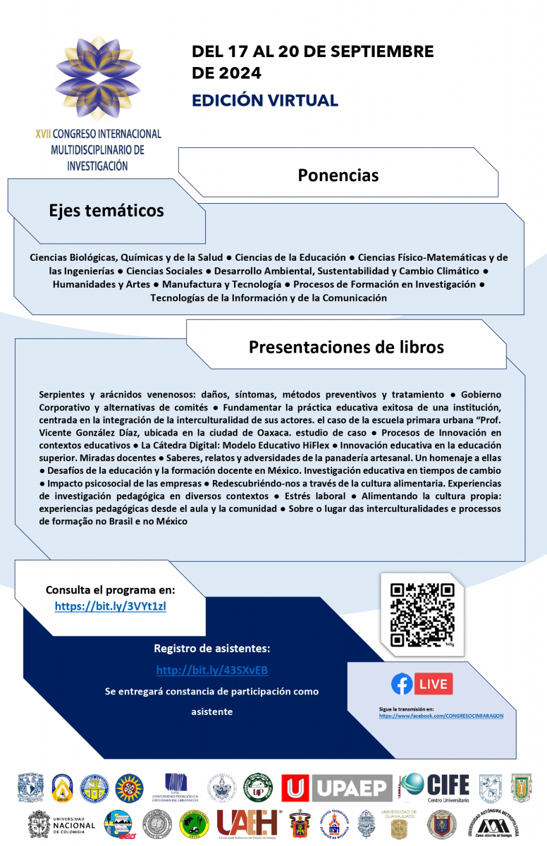 XVII Congreso Internacional Multidisciplinario de Investigación